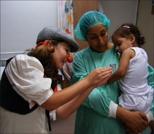 Клоунотерапия в детских больницах Израиля